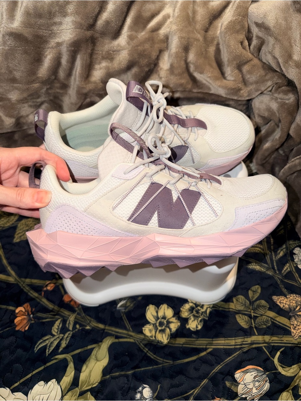 New Balance Women's/Men’s Grey Matter/Reflection/Dark Ice Wine Tektrel
